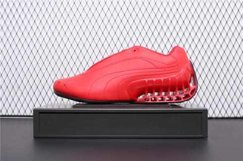 Puma Future Super Gt Red Black Silver Mens Running Shoes 356158-05