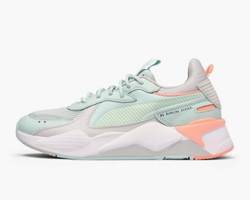 Puma RS-X Tracks Fair Aqua Glacier Grey Blue Mens Shoes 369332-05