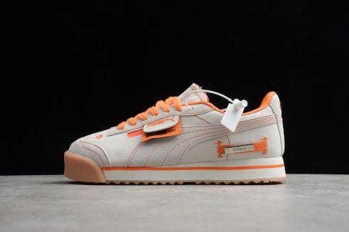 Puma Roma Ader Error Orange Silver Unisex Sport Shoes 370109-02