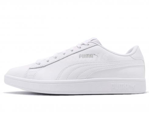 Puma Smash V2 Leather L Sneaker White Classic Casual Shoes 365215-07