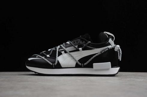 Puma x Central Saint Martins Future Rider Black White Sivery Shoes 372711-03