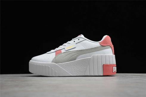 Wmns Puma Cali Wedge White Grey Pink Shoes 373906-02