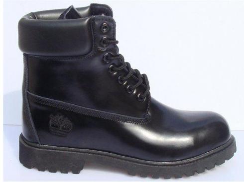 Mens Timberland 6-inch Boots Black Smooth