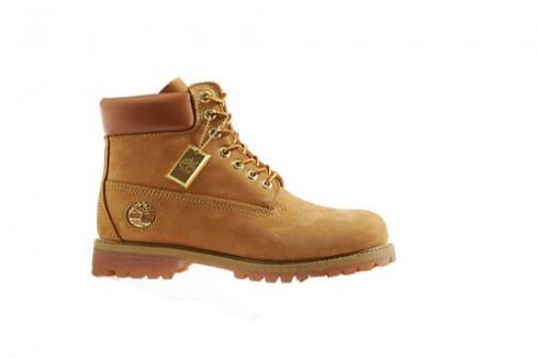 Mens Timberland 6-inch Premium Scuff Proof Boots Wheat Gold