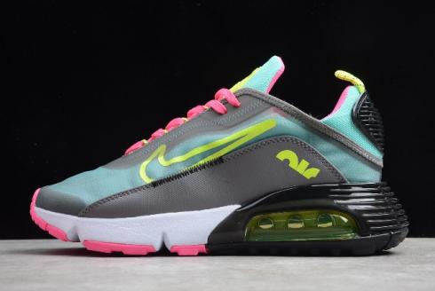 Nike Air Max 2090 Dark Grey Magenta Pink Green Lemon CT7698 007 For Sale