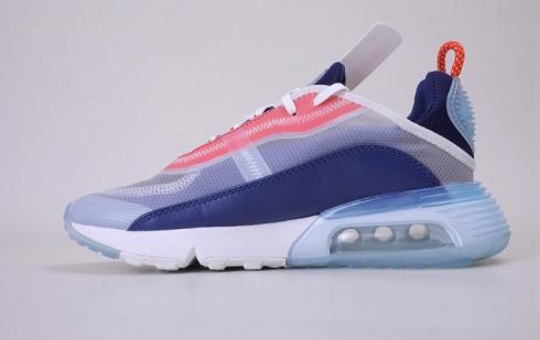 Nike Air Max 2090 Red Blue White Running Shoes CT1019-101