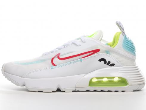 Nike Air Max 2090 White Red Green Blue Shoes CT7695-106