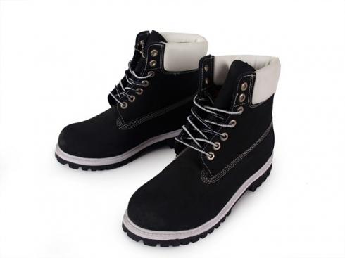 Timberland 6-inch Boots Womens Black White