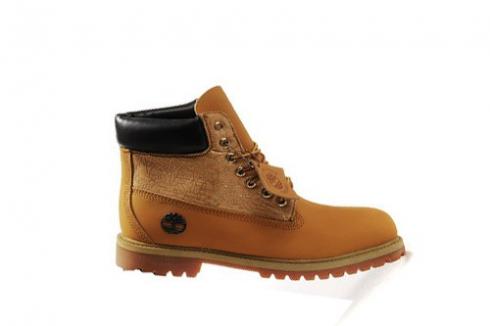 Timberland 6-inch Premium Scuff Proof Boots For Men Wheat Gold Black
