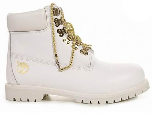 Timberland Custom 6-inch Premium Boots Mens White Gold