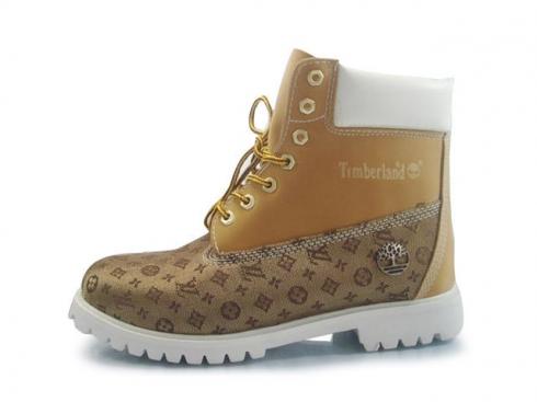 Timberland Custom 6 Inch Boots Mens Wheat White