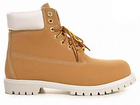 Timberland Men 6-inch Boots Wheat White
