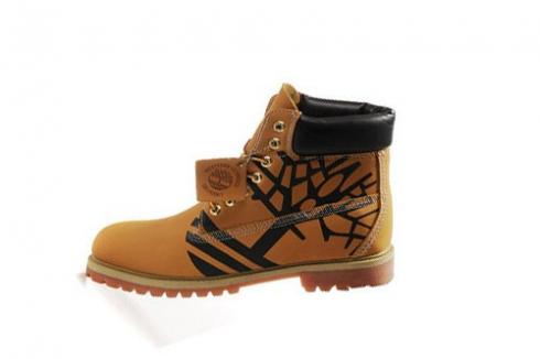 Timberland Mens Custom 6-inch Boots Wheat Black