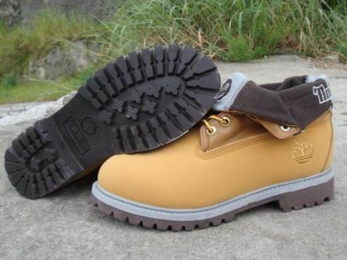 Timberland Women Roll-top Boots Wheat Brown