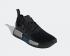 Adidas NMD R1 Core Black Metal Grey Lush Blue Running Shoes FV3652
