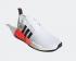 Adidas NMD R1 Glitch Cloud White Core Black Solar Red FV3648