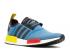 Adidas Villa X Nmd r1 Exclusive Shock Bright Green Cerulean White Red BA9746