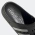Adidas Adilette Clog Slide Sandal Core Black Silver Metallic FY8969