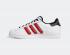 Adidas Superstar Cloud White Outlined Red Stripes Solar Yellow GX6026