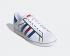 Adidas Superstar Graphic Print Style Cloud White Blue Core Black FY3116