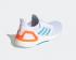 Adidas Primeblue UltraBoost 20 Sharp Blue Footwear White True Orange EG0768