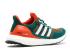 Adidas Ultraboost 1.0 Miami Hurricanes Orange White Green AQ7847