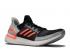 Adidas Ultraboost 19 Core Black Solar Orange Blue Glow G27516