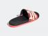 Adidas Adilette Comfort Slides Core Black Linen Signal Pink FW7256