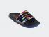 Adidas Adilette Comfort Slides Core Black Royal Blue FW7255