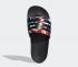 Adidas Adilette Comfort Slides Core Black Royal Blue FW7255