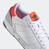 Adidas Court Tourino Cloud White Semi Solar Red Grey Two GZ9245