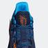 Adidas Dame 7 Lights Out Team Navy Bright Blue Team Solar Orange FZ1103