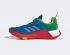 Adidas LEGO x Sport Little Kid Shock Blue Shock Red Green FX2873