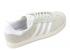 Adidas Wmns Gazelle Gold Metallic Linen Green Beige White Footwear BZ0023
