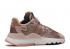 Adidas Wmns Nite Jogger Rose Gold Pink Core Metallic Black Vapour EE5908