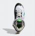 SANKUANZ x Adidas Streetball Forum Mid Footwear White Silver Metallic Solar Green FY4721