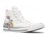 Converse Hello Kitty X Chuck Taylor All Star Hi Flowers Pink White 164629F
