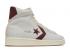 Converse Pro Leather High White Deep Bordeaux Bordaeux String 171606C