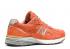 New Balance 990v4 Made In Usa Burnt Orange White Silver M990JP4