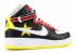 Air Force 1 hi Rt Black Gym Opti Yellow Red AQ3366-600