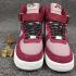 Nike Air Force 1 Hi Premium Suede Womens Shoes Red Black Plum Fog 845065-600