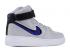 Nike Air Force 1 High 07 Lv8 Chenille Swoosh Royal Game Wolf Grey Black 806403-015