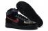 Nike Air Force 1 High Comfort Premium Black Purple Red Grey 555107-001