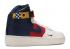 Nike Air Force 1 High Lv8 Gs Multi-color Navy Gym Sail Midnight Red AV7958-100