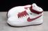 Nike Air Force 1 High Summit White Team Red Mens Shoes 743556-106