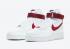 Nike Air Force 1 High Team Red Green Abyss White Shoes 334031-119
