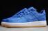 2019 CLOT x Nike Air Force 1 PRM Royal Silk University Blue White Gum CJ5290 400