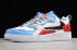 2019 Nike Air Force 1 AC White Red Blue Black 630939 200