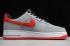 2019 Nike Air Force 1 Reflect Silver University Red Black White 488298 072