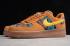 2020 Nike Air Force 1 Low N7 Pendleton Gold Suede Dark Sulfur CQ7308 700